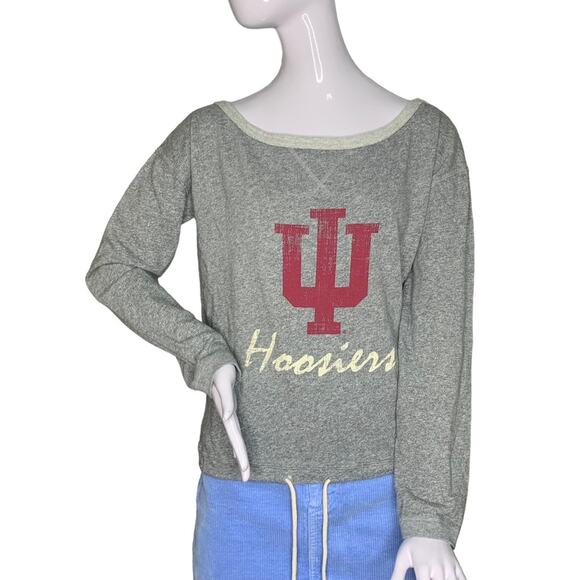 Campus Heritage IU Indiana University Sweatshirt Size Small Long Sleeve - Picture 1 of 7